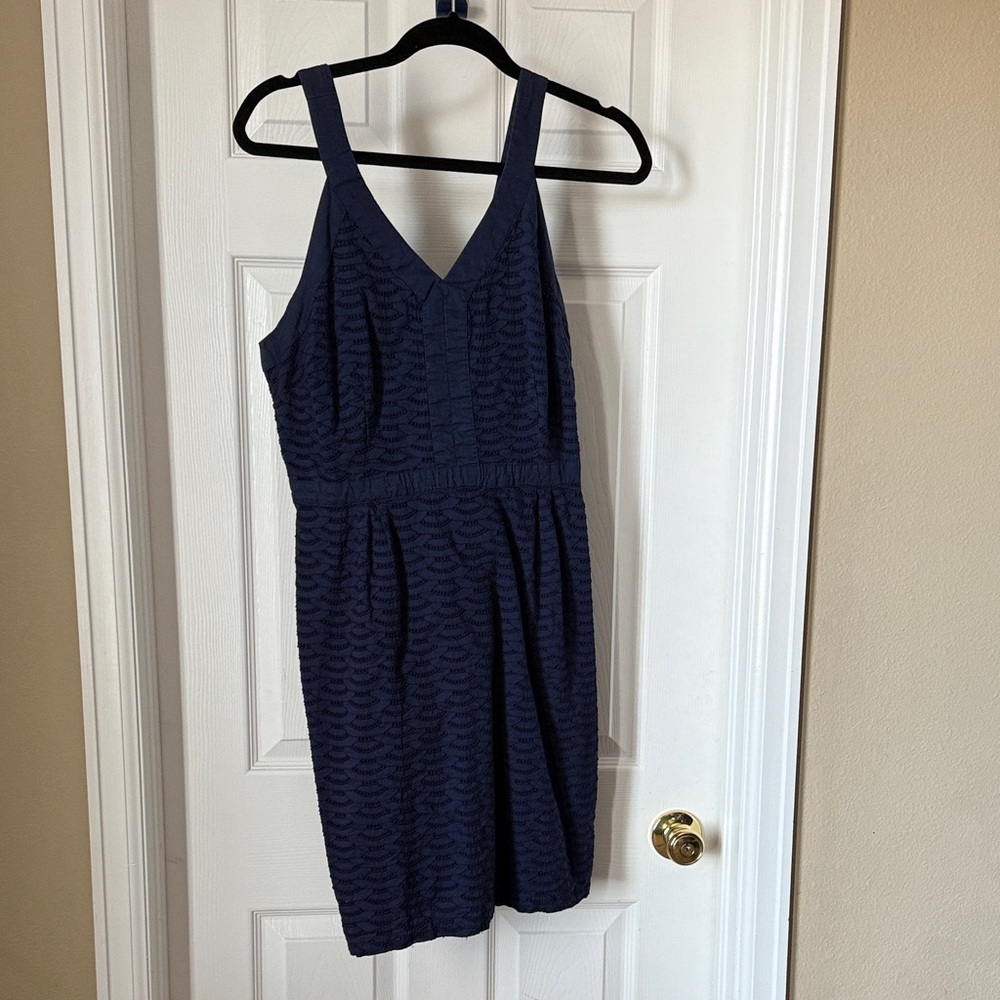 Old Navy Textured Navy Mini Dress